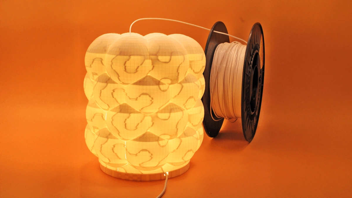 Ontwerp een 3D-geprinte tafellamp